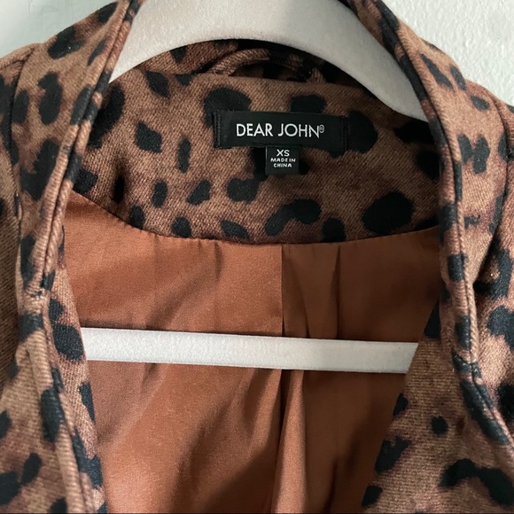 DEAR JOHN DENIM | Leopard Trench Coat - Picture 4 of 10
